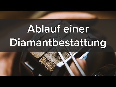 Diamantbestattung: Veredelung der Kremationsasche zu einem Diamanten