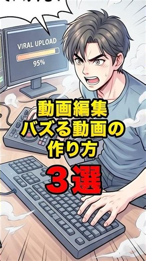 【🔰初心者必見】動画編集 バズる動画の作り方 3選 #動画編集 #動画編集してる人と繋がりたい #
