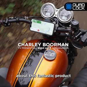 388 reactions · 13 shares | See why Charley Boorman uses Quad Lock. Strong & Secure Motorcycle Mounts with Wireless Charging & Vibration Dampening. | QUAD LOCK | Facebook