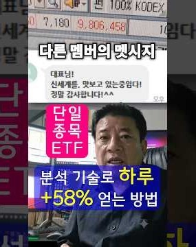 [+58% gain in one day㊙️] Single-stock ETF trading technique #Stocks #ETF #Daromcom