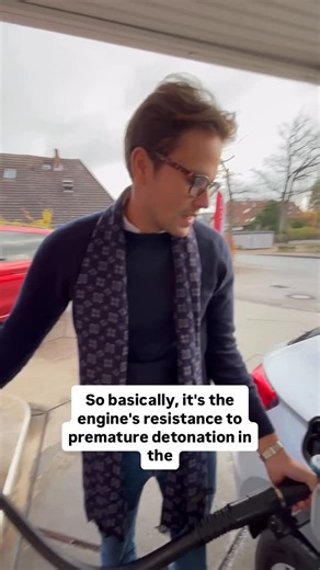 Miguel Pengel on Instagram: "Most people think “higher octane = more power,” but that’s not what the number at the pump actually means. Octane rating is a measure of a fuel’s resistance to auto-ignition under pressure — essentially how hard you can squeeze and heat the mixture before it spontaneously detonates. High-octane fuels are formulated with hydrocarbons that have greater thermal and chemical stability, so the combustion event starts only when the spark plug tells it to. Why does this mat