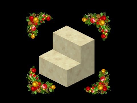 Recipe 83: Smooth Sandstone Stairs - Crafting Recipe Tutorial #minecraftcraftingrecipes