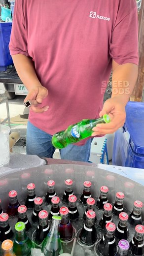 58K views · 10K reactions | Green Soda Slushy in Thailand Wat RaiKhing Morning Market, Nakhon Pathom #reels #foodie #soda #yummy #thailand | SpeedFoods | Facebook