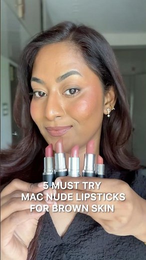 MUST TRY MAC NUDE LIPSTICKS FOR BROWN SKIN ✨NC46 SKINTONE ✨