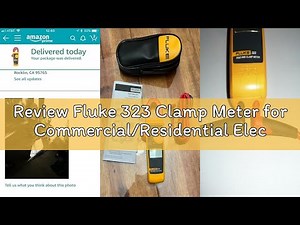 Review Fluke 323 Clamp Meter for Commercial/Residential Electricians, Measures AC Current to 400 A,M