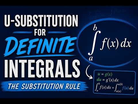 U-Substitution for Definite Integrals | Calculus 2 Integration Techniques