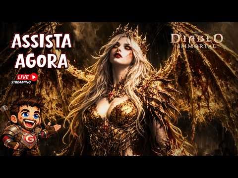 🩸 BK AO VIVO no Diablo Immortal! Gameplay insana em PT-BR | Build, farm e resenha