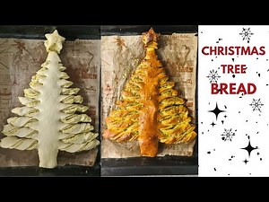 Super Soft Christmas Tree Bread Recipe (Eggless)