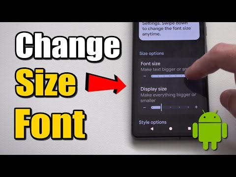 How to Change the Display & Font Size on your Android Phone (Best Method)