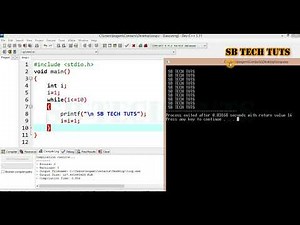 While Loop in C Language(Practical) | Looping Statements | C-Programming | While