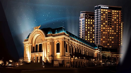 𝐆𝐫𝐚𝐧𝐝 𝐎𝐩𝐞𝐫𝐚 𝐓𝐨𝐰𝐞𝐫, 𝐒𝐚𝐢𝐠𝐨𝐧’𝐬 𝐌𝐨𝐬𝐭 𝐑𝐞𝐟𝐢𝐧𝐞𝐝 𝐀𝐝𝐝𝐫𝐞𝐬𝐬. Perfectly placed on the city’s most fashionable boulevard, steps from the Opera House, luxury boutiques, and vibrant nightlife. #GrandOperaTower #SheratonSaigonGrandOperaHotel #SaigonOperaHouse #LuxuryHotelWithinAHotel | Sheraton Saigon Grand Opera Hotel