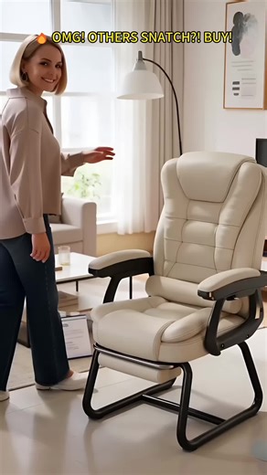 Ergonomic Computer Chair: long seat, stable—perfect home/office use!#RecumbentComputerChair #ErgonomicOfficeChair #LongSeatOfficeChair #StableHomeLeisureSeat #ErgonomicBackSupportChair