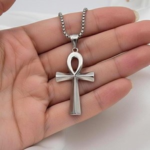 Ankh Necklace - Egyptian Key of Life Pendant - Ancient Egyptian Jewelry Stainless Steel - Mythological Gifts - Valentine's Day Gifts - Etsy