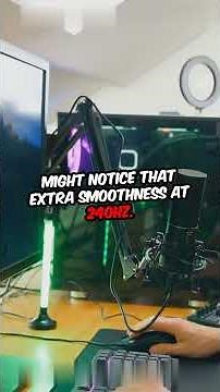 Unlock the BEST Monitor Settings for Gaming! (Boost FPS, Clarity & Speed) #techshorts #gamingpc