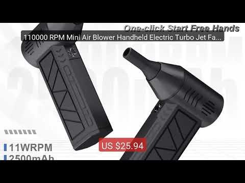 110000 RPM Mini Air Blower Handheld Electric Turbo Jet Fan Bru... — Best Buy 2026 | Great Quality!