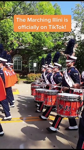 I-L-L! The Marching Illini is officially on TikTok just in time for its 154th season!