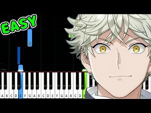 EVERBLUE - Blue Period OP - EASY Piano Tutorial
