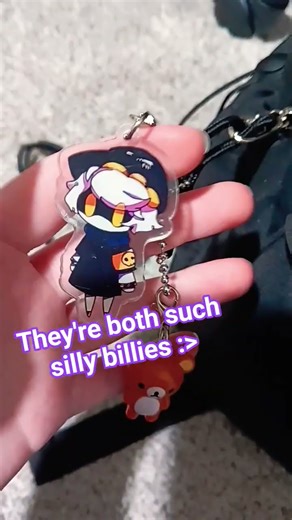 New backpack keychains acquired 🥳