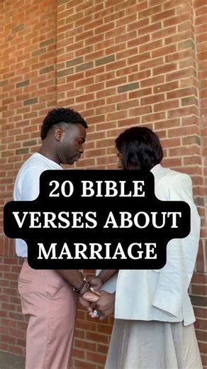 20 Bible Verses That Reveal God’s Heart for Marriage Marriage was never meant to be easy,it was meant to be holy. From Genesis to the New Testament, God reminds us that love is patient, covenant is sacred, and unity is powerful. Whether you’re married, engaged, praying for your future spouse, or strengthening your covenant,save this post, meditate on these scriptures, and let God be the center of your love story. #ChristianMarriage #BibleVerses #GodlyMarriage #MarriageGoals #BiblicalMarriage Kin