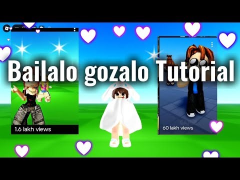 BAILALO GOZALO TREND TUTORIAL VIDEO 👀 #roblox #trending #tut #tutorial