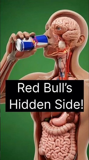 What Red Bull REALLY Does Inside Your Body in 10 Seconds! #science #anatomy