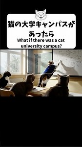 【ASMR】猫の大学キャンパスがあったら