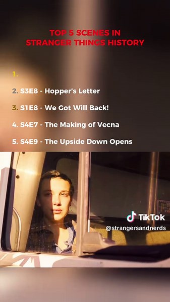 Favorite Scenes from Stranger Things: Top Moments