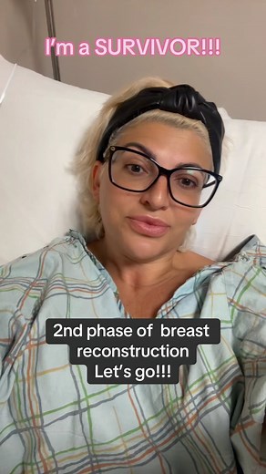 Cristina Pignataro on Instagram: "Today was phase 2 of my breast reconstruction surgery from my double mastectomy last summer. I am soooooo happy to have those uncomfortable expanders OUT! To all my fellow cancer warriors….this is your reminder that there is NOTHING we can’t do!!!! We got this!!!!! If you have any questions just ask away!!!! I’m here to help. #cancersurvivor #breastcancer #breastcancersurvivor #breastreconstruction #cancerwarrior"