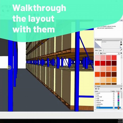 How to you introduce your warehouse design to your customer effectively?