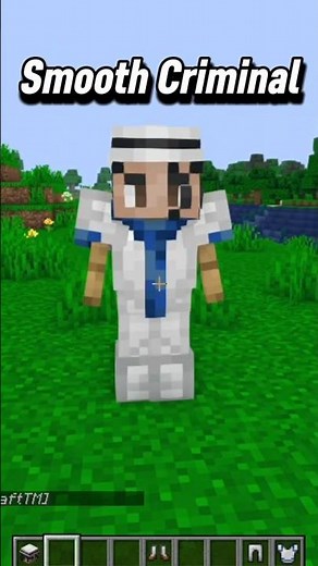 How to Make Michael Jackson's Outfit (Smooth Criminal MV) in Minecraft 🎤 #minecraft #shorts
