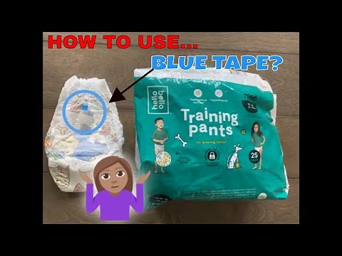Hello Bello Training Pants How To Use The BLUE TABS Hello Bello Training Pants