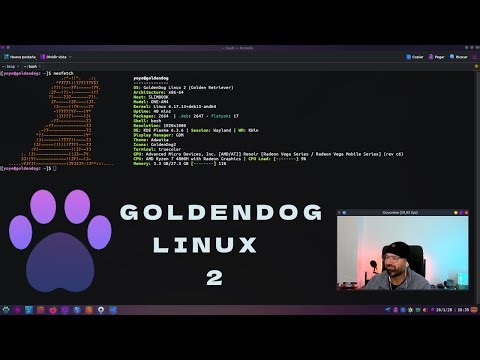 Así se encuentra el desarrollo de GoldenDog Linux 2 (build 2.0.9)
