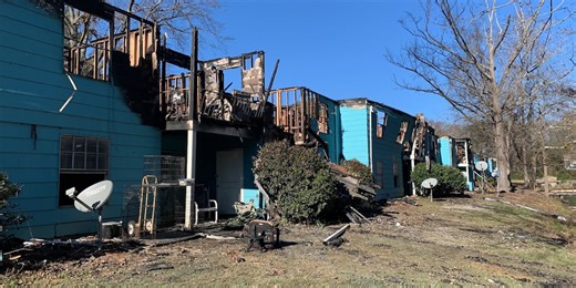 ‘We watched our lives burn away’: More than 4 dozen people displaced after fireworks spark apartment fire