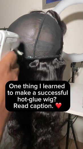 1.7M views · 6.6K reactions | Read ➡️ : When making a hot glue wig, it’s best to place your glue down in short sections (like what you see in the video). If you do one long strip of glue…it’ll cool down and will not be strong enough to firmly hold the bundles. ❤️ #wig #hotglue #hotgluewig #transformation #makeup #mua #hairhacks #crafting #callmetae #tutorial #howto #october | Call Me Tae & Dontae Muse Cosmetics | Facebook