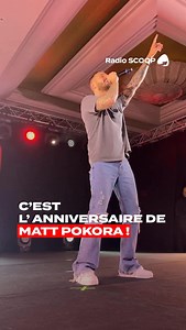 Joyeux anniversaire Matt Pokora ! 🎂 Le chanteur célèbre ses 40 ans aujourd’hui, et sa tournée « Adrénaline Tour » débutera en novembre. 🎤🌟 Vous l’avez déjà vu en concert ? . #RadioSCOOP #mattpokora #anniversaire #scooplive | Radio SCOOP Lyon