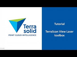 TerraScan View Laser Toolbox