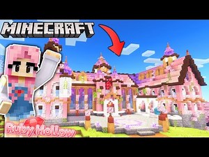 I Built a Cherry Grove PALACE for Librarian Villagers! 🌸 Minecraft Ruby Hollow 16