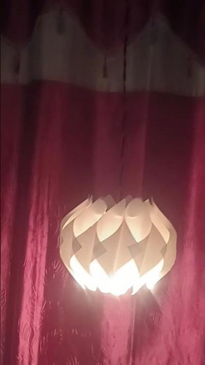 Hanging Paper Lantern DIY | Easy & Stunning Decor ✨🎨 #diy #homedecor #lamp