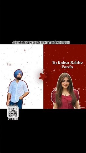 dil nhi lagda song vn Template | vn QR code #editing #song #qrcode #viral #vn #lyric #punjabisong