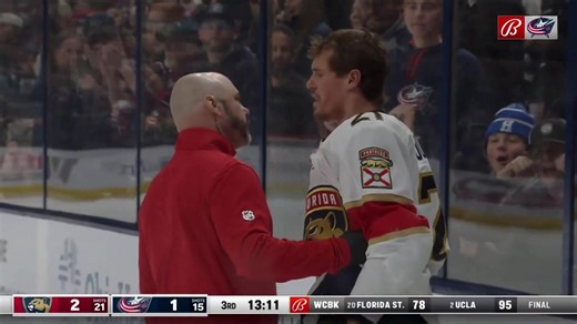 This wasn't a check, it was a mugging! 😲 Erik Gudbranson absolutely LOSES IT on Nick Cousins for a dirty hit he took from Cousins earlier in the period 😳👊 | Alex Ovechkin Fanpage