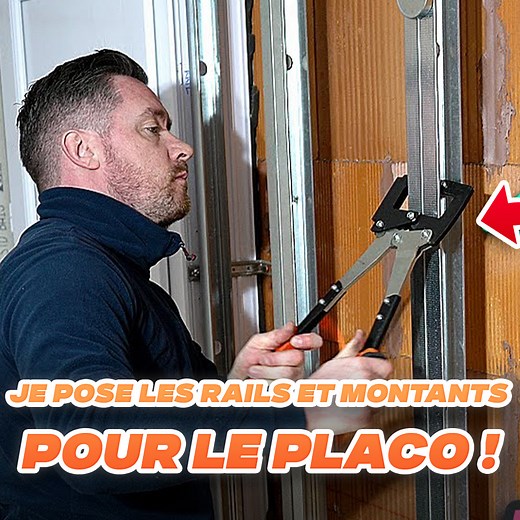 Guide complet pour poser les rails et montants de placo 🛠 | Make in France