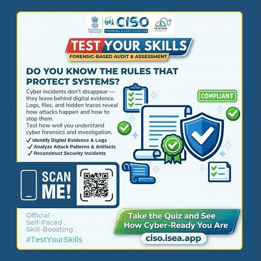 TEST YOUR SKILLS – Digital Forensics Awareness Test | #testyourskills
