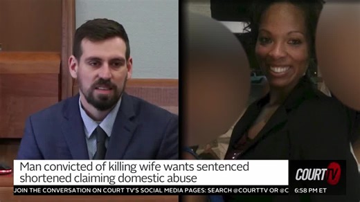 Jordan Henning, convicted of killing wife Ashley Henning, wants sentence reduced because he claims Ashley abused him for years. #CourtTV What do YOU think? ⚖️👇 https://trib.al/e2S9I1R | COURT TV