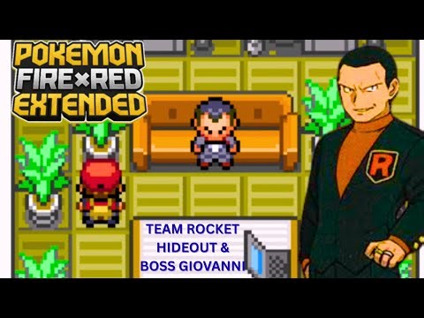 Pokémon Fire Red Part 9 – Team Rocket Hideout & Boss Giovanni Battle | Full Walkthrough 🔥