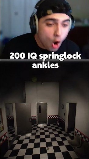 200 IQ Springlocked ankles #shorts