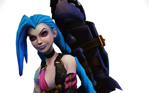 【金克斯/MMD】Jinx帅气的Tipsy