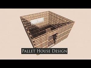 How to make a simple tiny house with a pallet? | Homemade from pallet and osb panel