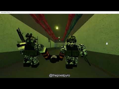 Half-Life | Gordon being dragged away by Marines | Roblox Studio Animation