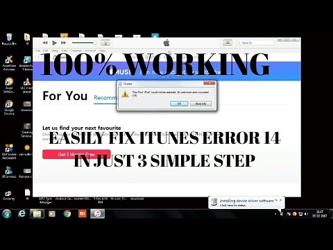 HOW TO FIX ITUNES ERROR 14 IPHONES/IPAD/IPOD