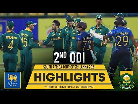 2nd ODI Highlights | Sri Lanka vs South Africa 2021